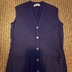 Rodier Paris wool knit vest